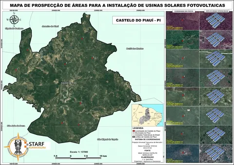 Áreas para usinas solares